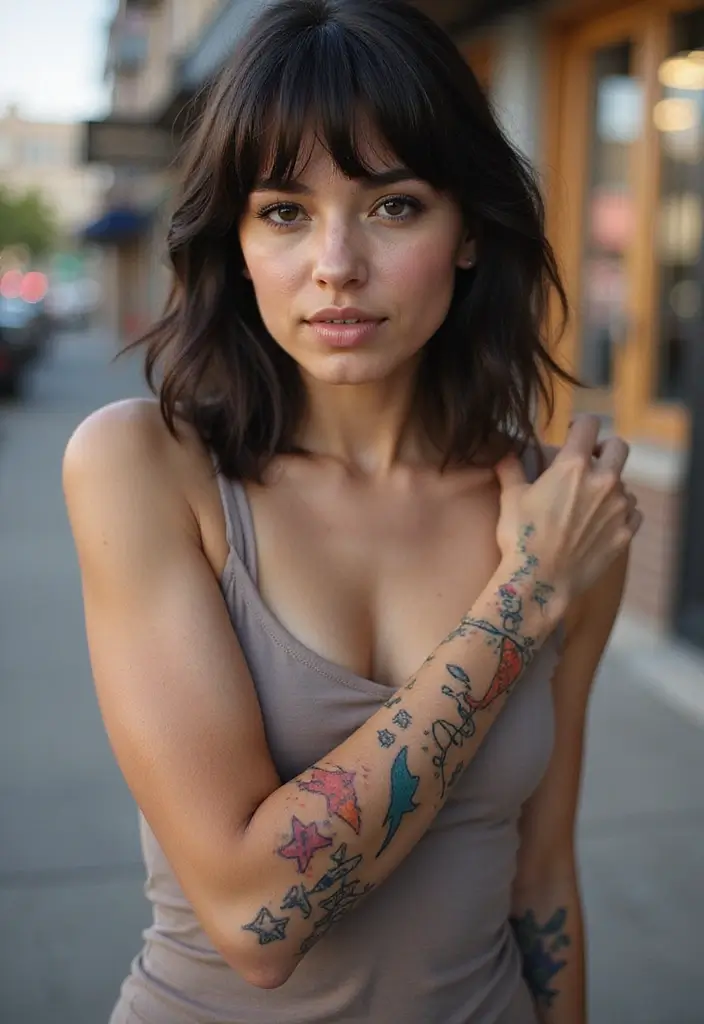 30 Tribal Half Sleeve Tattoos for Bold and Timeless Designs - 14. Whimsical Elements