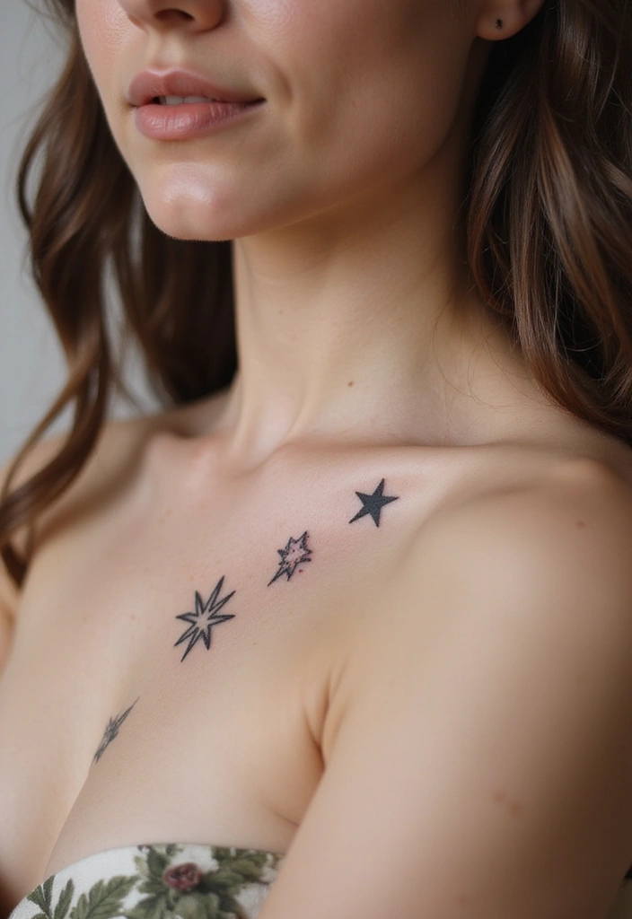 30 Women’s Popular Tattoos That Never Go Out of Style - 14. Simple Stars