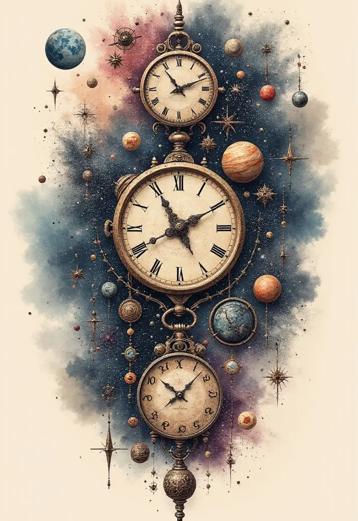 30 Alien Tattoo Meaning and Out-of-This-World Designs - 15. Space-Time Continuum