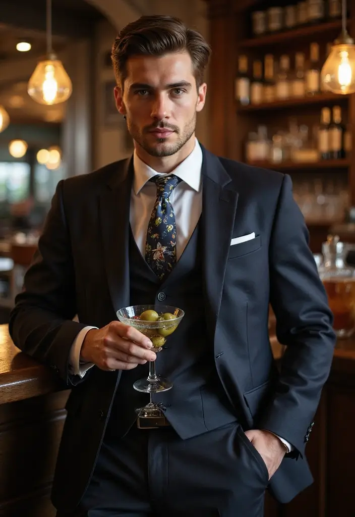 30 Goodfellas Tattoo Ideas Inspired by the Iconic Film - 15. The Mobster’s Martini