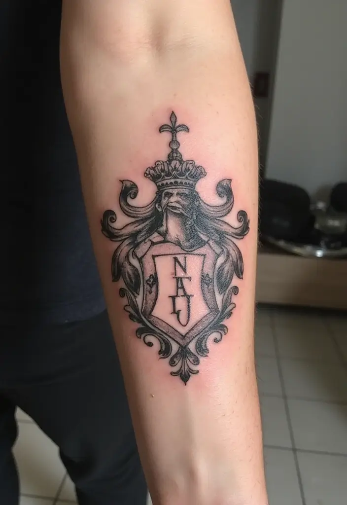 30 Inner Forearm Tattoo Ideas for a Personal Statement - 15. Family Traditions