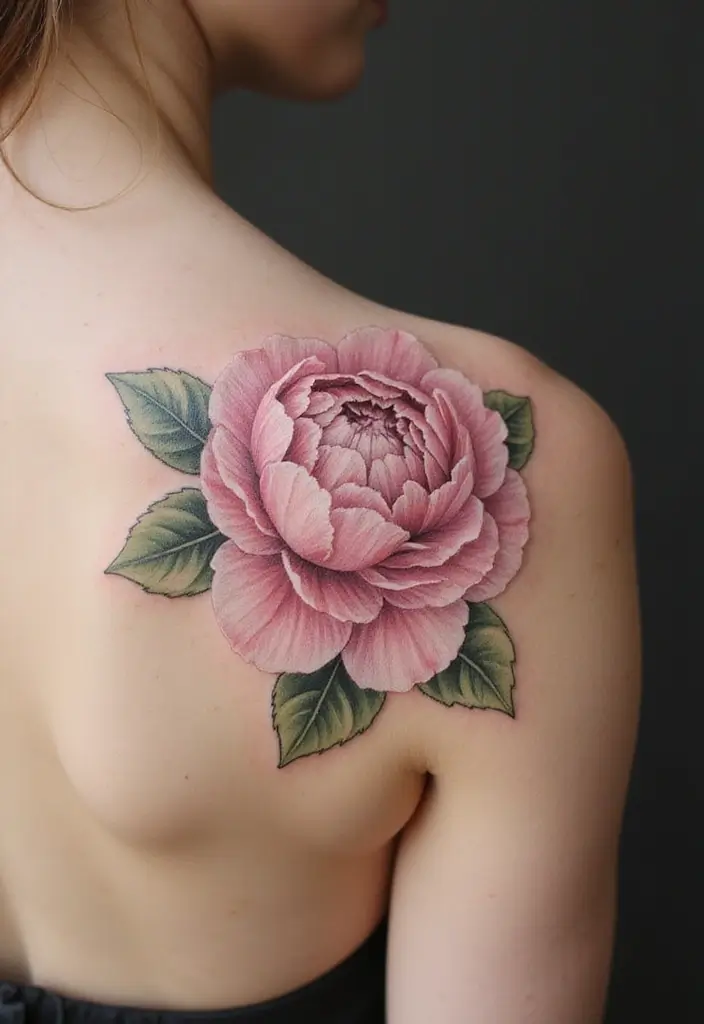 30 Irezumi Tattoo Designs Showcasing Traditional Japanese Art - 15. Peonies: Elegance and Grace