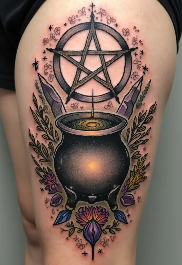 30 Supernatural Tattoos Inspired by the Series and Beyond - 15. Witchcraft Symbols
