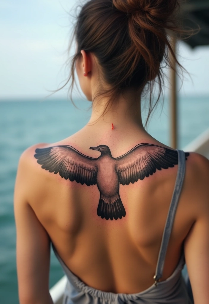 30 Symbolic Bird Tattoos with Powerful Messages - 15. The Adventurous Albatross