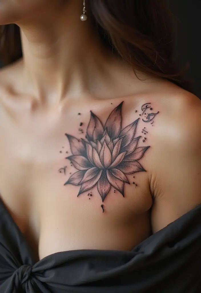 30 Tattoo Shoulder Designs for Women with Feminine Flair - 15. Spiritual Symbols
