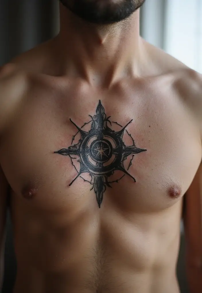 30 Valknut Tattoo Designs with Deep Norse Symbolism - 15. Valknut as a Symbol of Strength