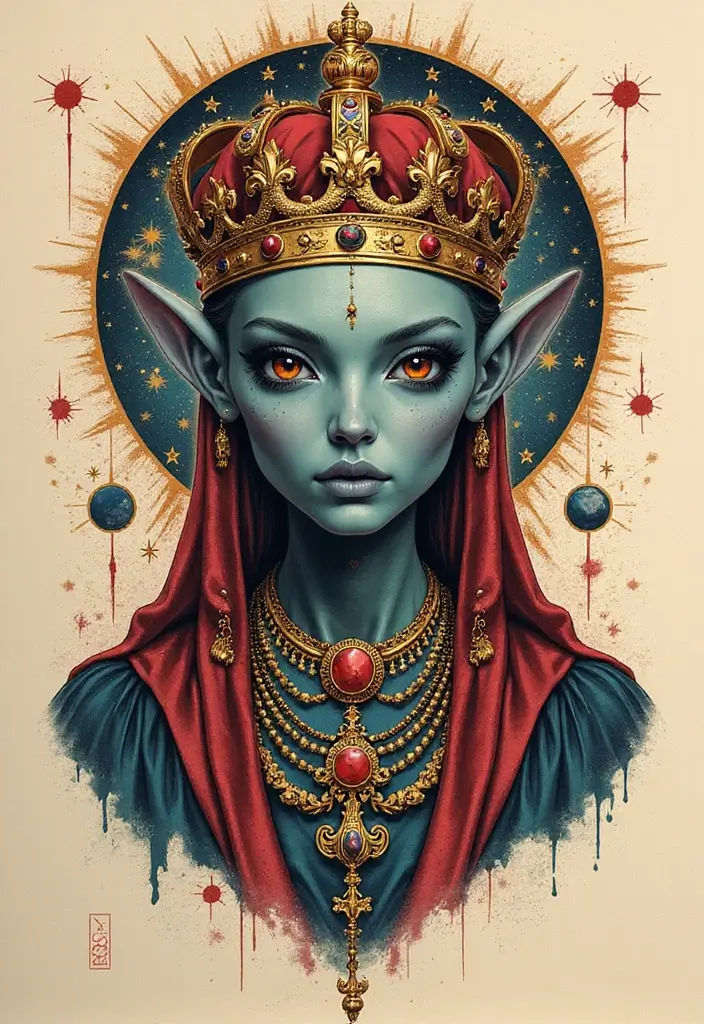 30 Alien Tattoo Meaning and Out-of-This-World Designs - 16. Alien Monarchs