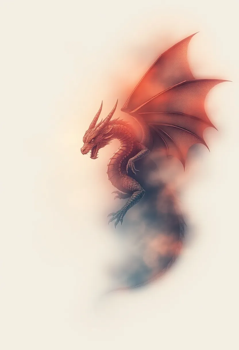 30 Japanese Dragon Tattoos That Showcase Power and Elegance - 16. The Dragon in Fog: Mystery and Intrigue