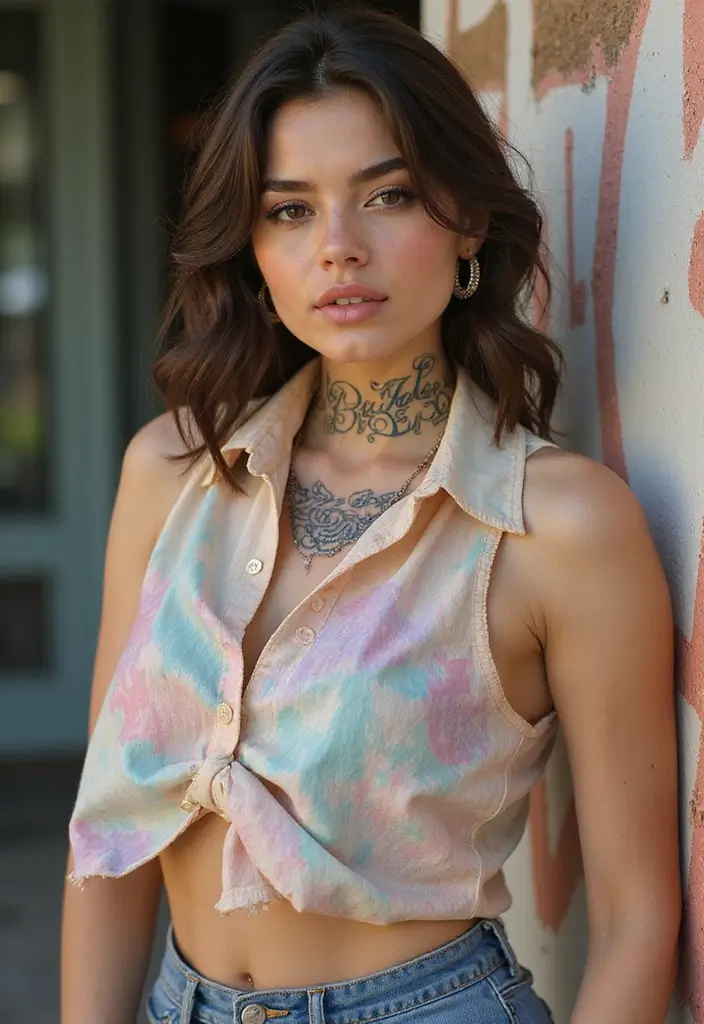 30 Neck Tattoo Fonts That Stand Out - 16. Whimsical Brush Script