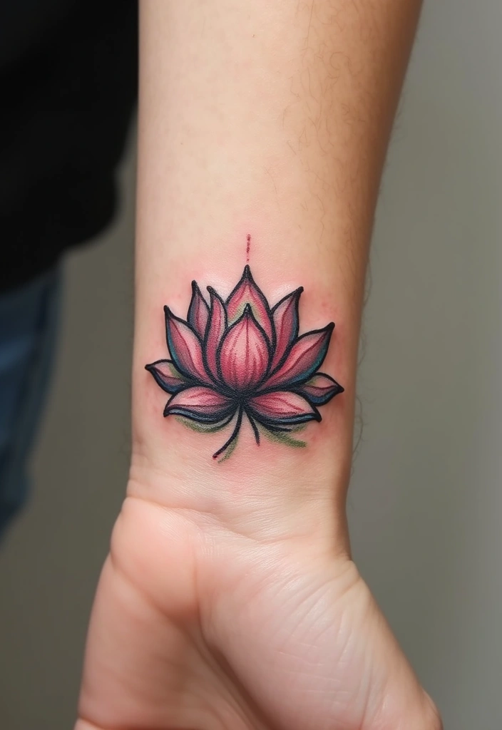 30 Small Tattoo Placements That Make a Big Statement - 16. Tiny Lotus on the Wrist