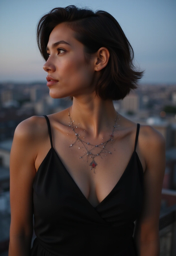 30 Spiritual Neck Tattoos with Deep Symbolism - 16. Stars and Constellations
