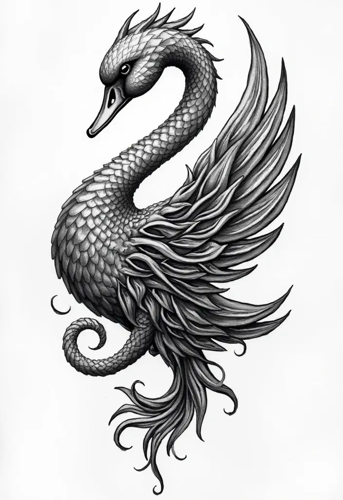 30 Graceful Swan Tattoo Ideas for a Timeless Look - 16. Celtic Swans