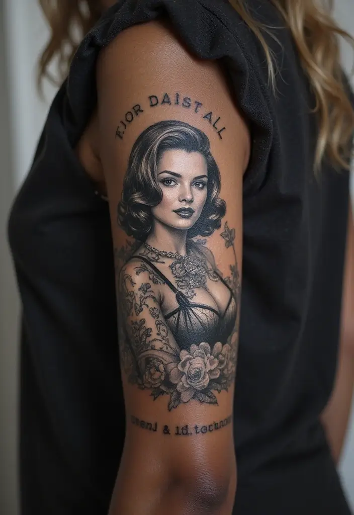 30 White Ink Tattoo Ideas on Dark Skin That Stand Out - 16. Vintage Designs