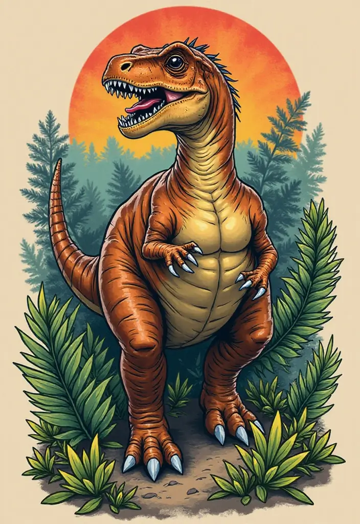 30 Dino Tattoo Meaning and Creative Design Ideas - 17. Therizinosaurus: The Unique Herbivore