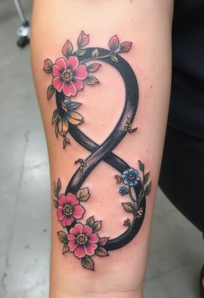 30 Dreamer Tattoo Meaning and Inspirational Designs - 17. Infinity Symbols - Endless Dreams