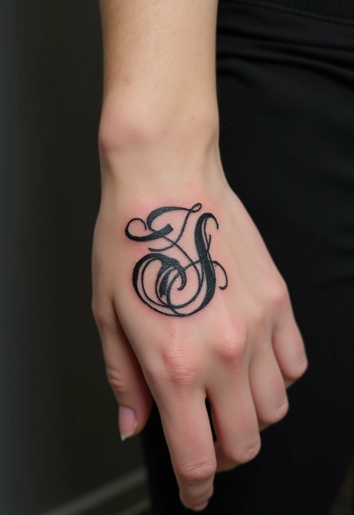 30 Eternal Love Tattoo Designs for Lasting Connection - 17. Personalized Initials