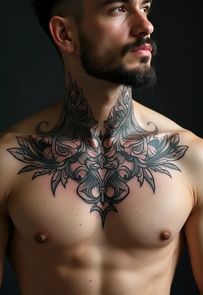 30 Most Popular Body Parts for Men to Tattoo - 17. Collarbone Tattoos