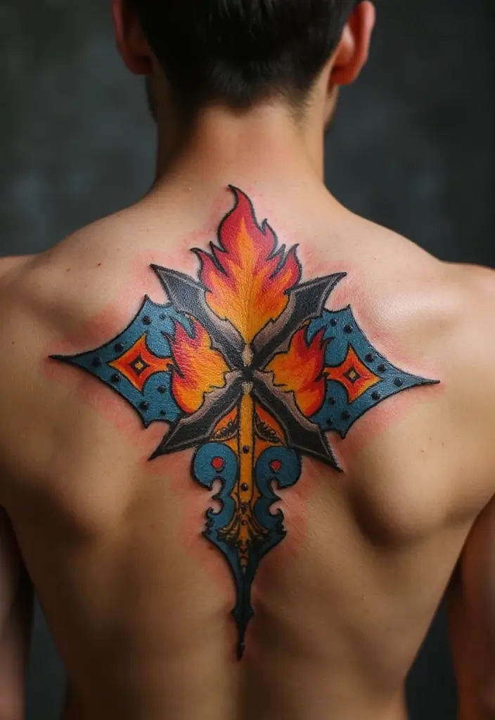 30 Naruto Tattoo Symbols for True Anime Fans - 17. The Fire Village Symbol