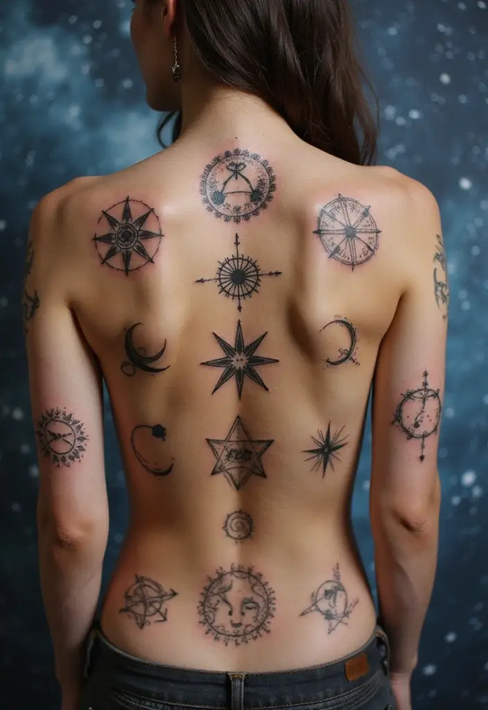 30 Sexiest Tattoos for Women with Confident Style - 17. Zodiac Tattoos