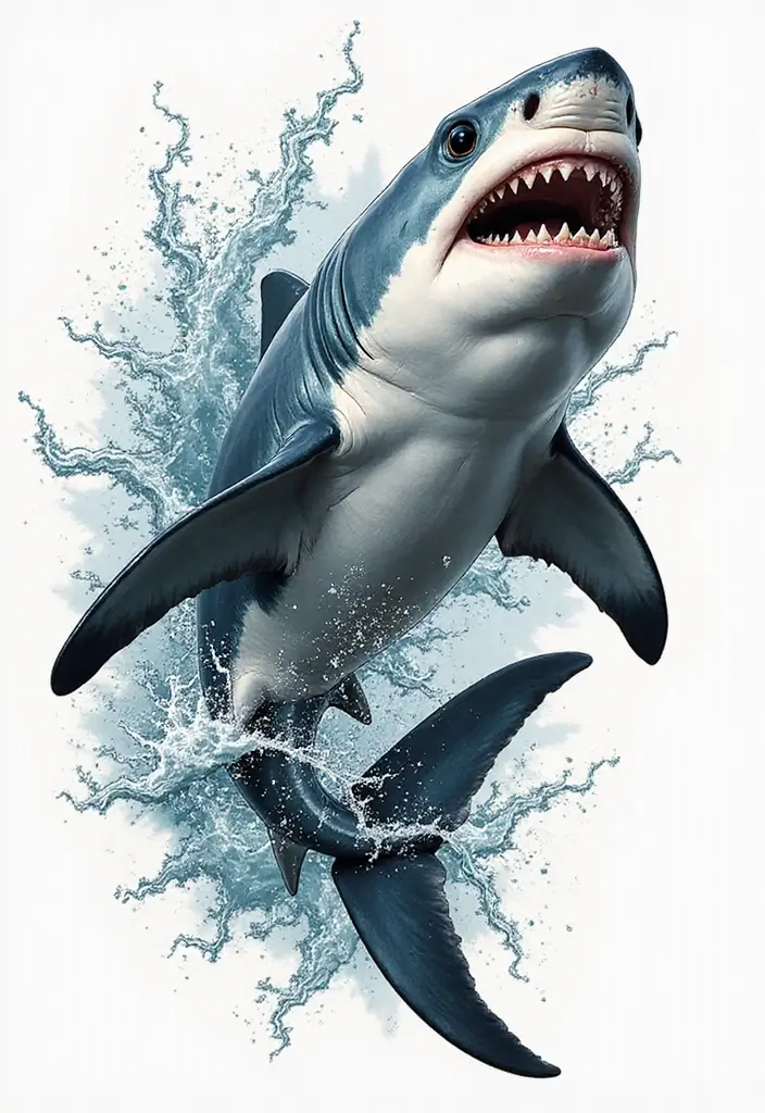 30 Tattoo Shark Meaning and Design Inspirations - 17. A Symbol of Tenacity