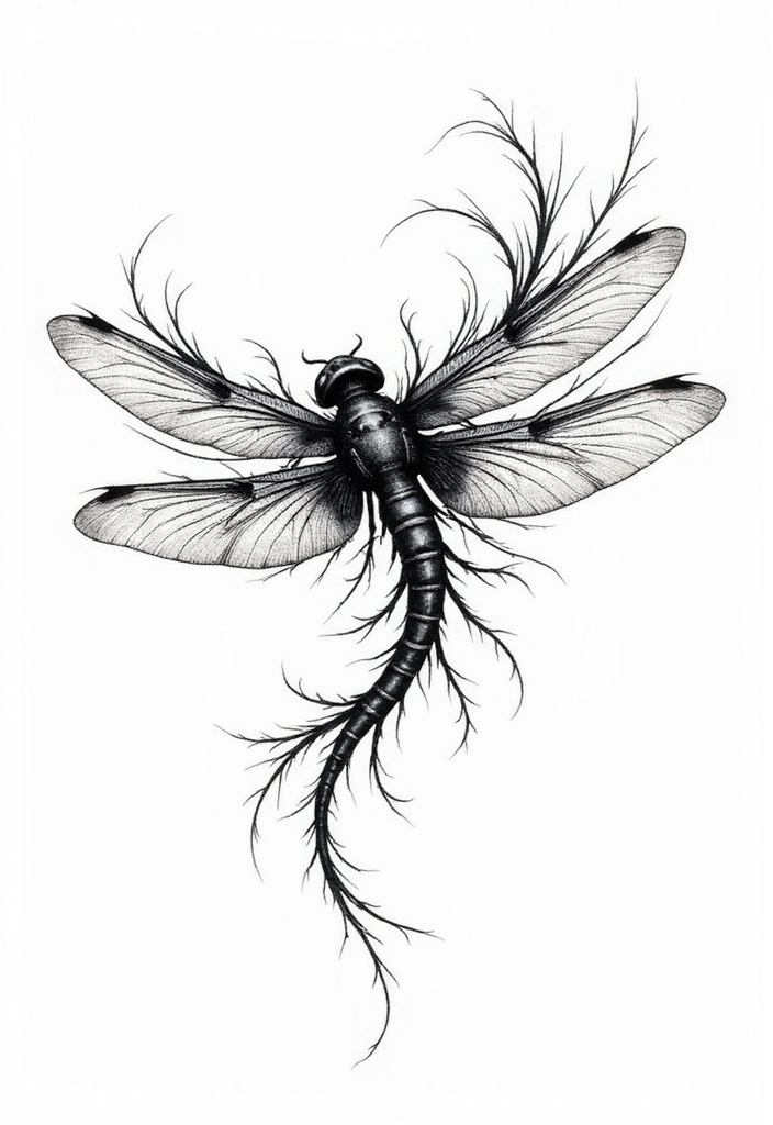 30 Dragonfly Tattoo Symbolism Ideas with Meaning - 18. Transformation of Energy