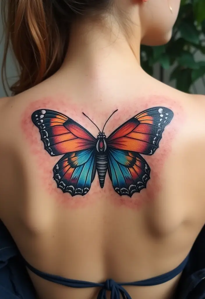 30 Moth Tattoo Designs with Symbolism and Beauty - 18. Moth and Butterfly Fusion Tattoos