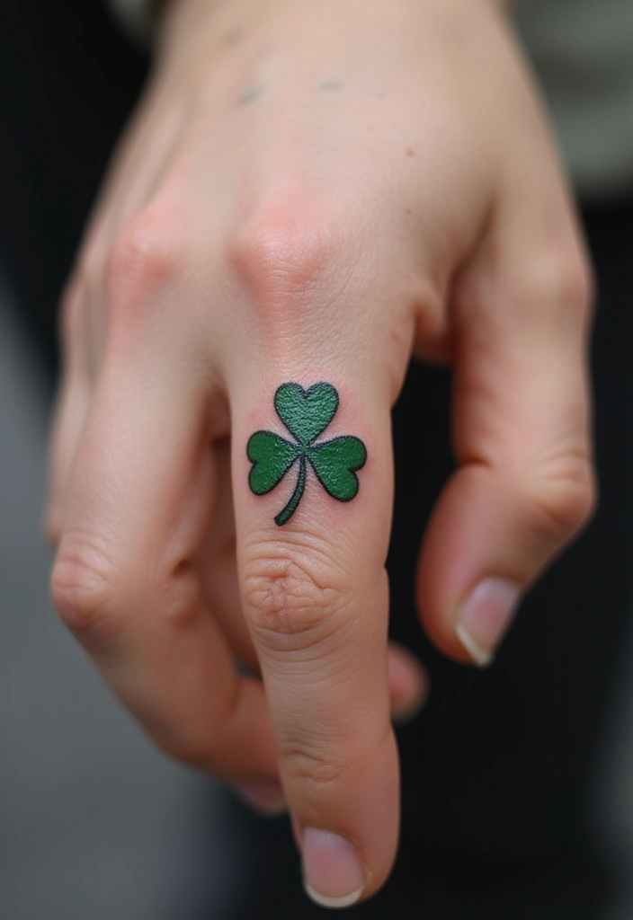30 Realistic Four Leaf Clover Tattoo Inspirations for Luck - 18. Hidden Clover Tattoos