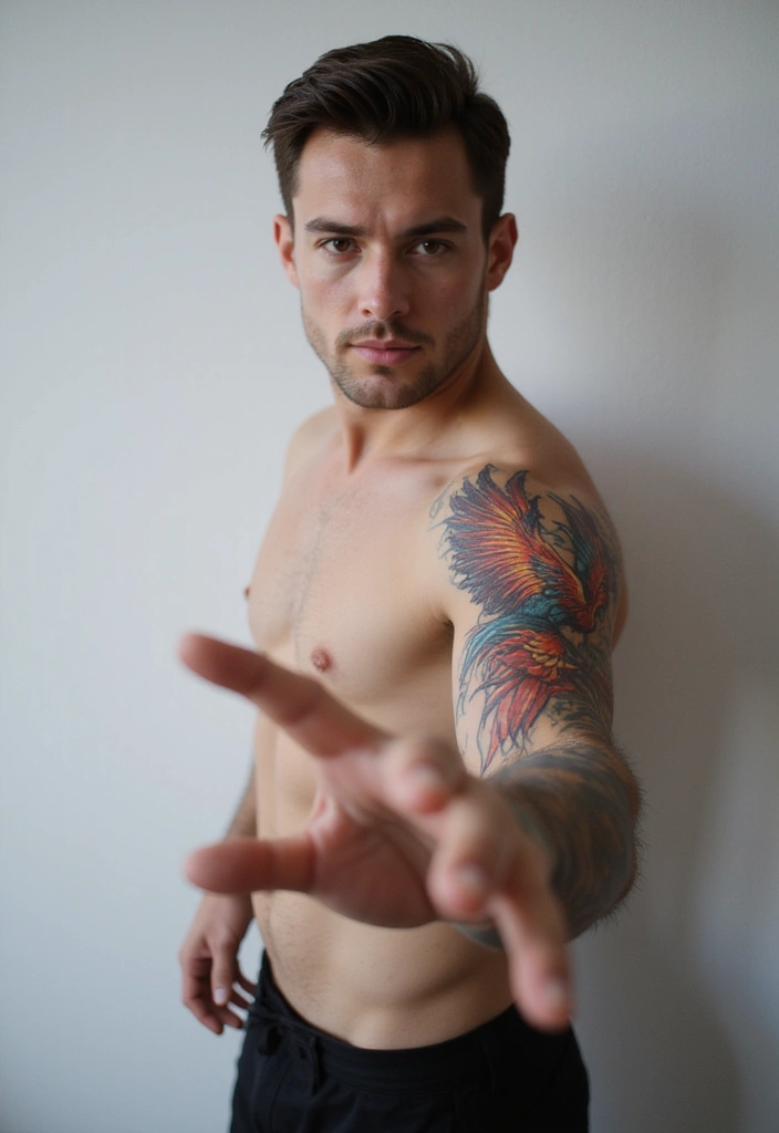 30 Symbol Hand Tattoos for Men That Speak Volumes - 18. The Phoenix Rising