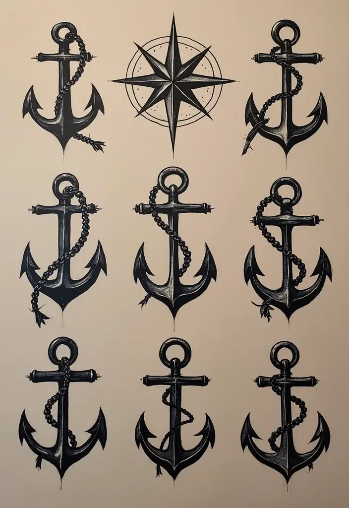 30 Blackwork Tattoo Ideas That Are Bold and Artistic - 19. Symbolic Elements