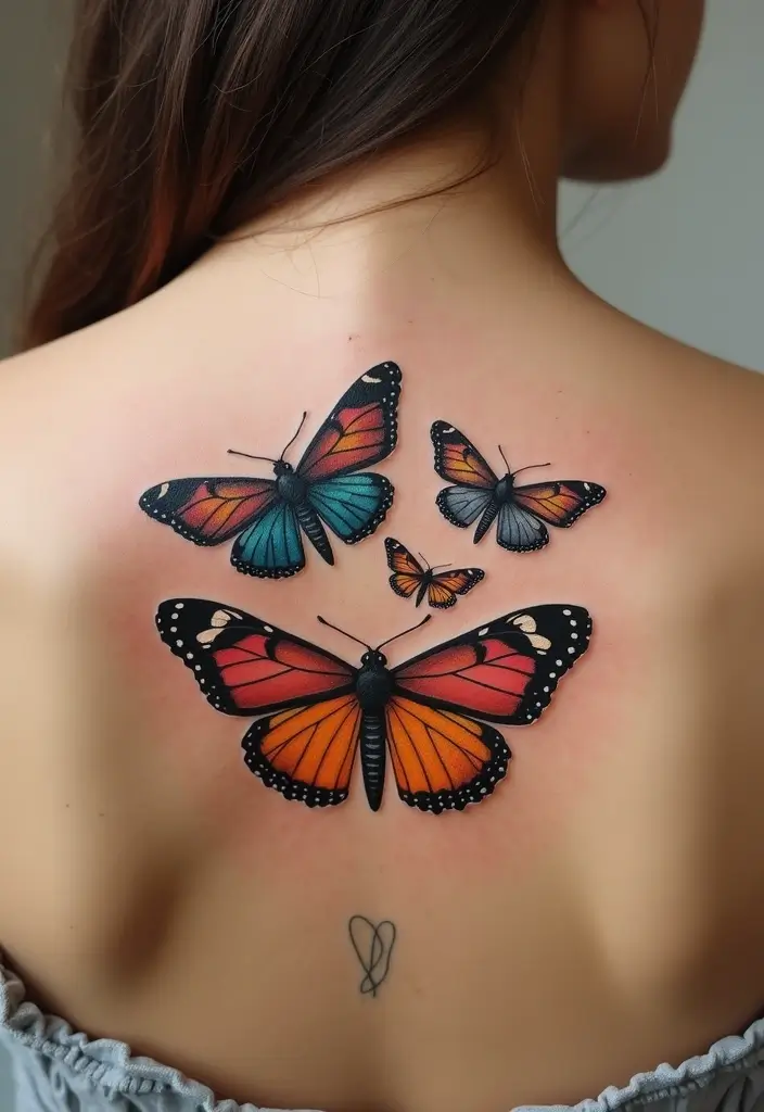 30 Moth Tattoo Designs with Symbolism and Beauty - 19. Moth Family Tattoos