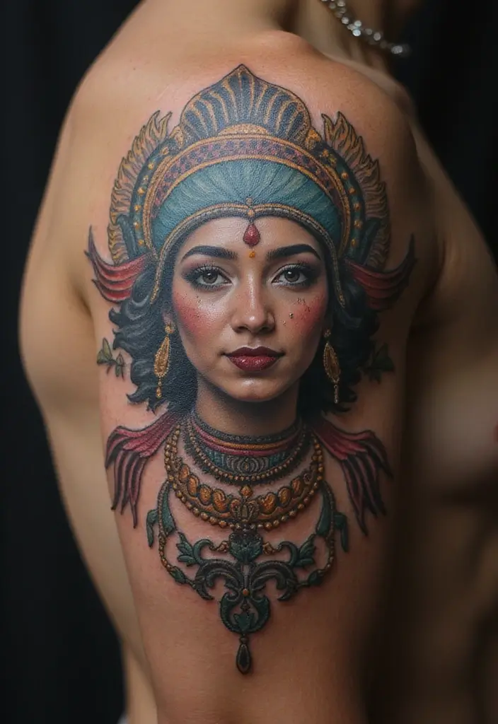 30 Tattooing Is Beauty Enhancement Ideas to Inspire You - 19. Cross-Cultural Fusion
