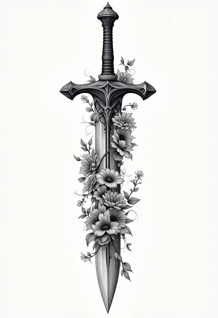 30 Tattoos That Signify Strength and Resilience - 19. Sword Tattoo