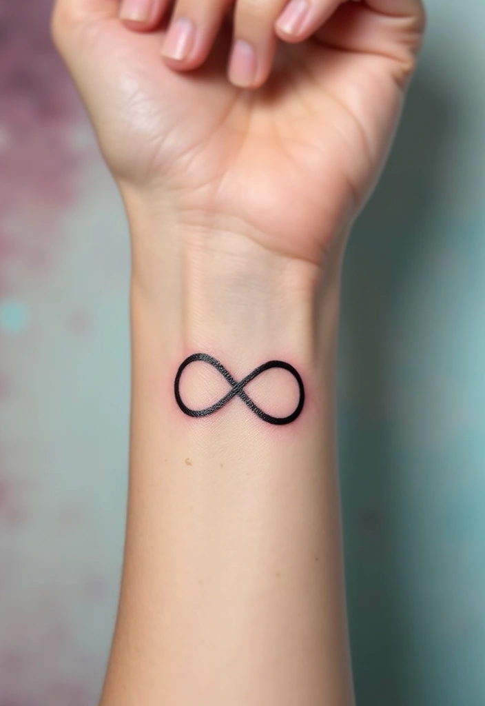30 Infinity Friendship Tattoo Ideas for Everlasting Bonds - 1. Classic Infinity Loop
