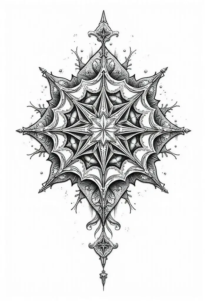 30 Mandala Tattoo Ideas with Spiritual and Geometric Beauty - 1. Sacred Geometry Mandala