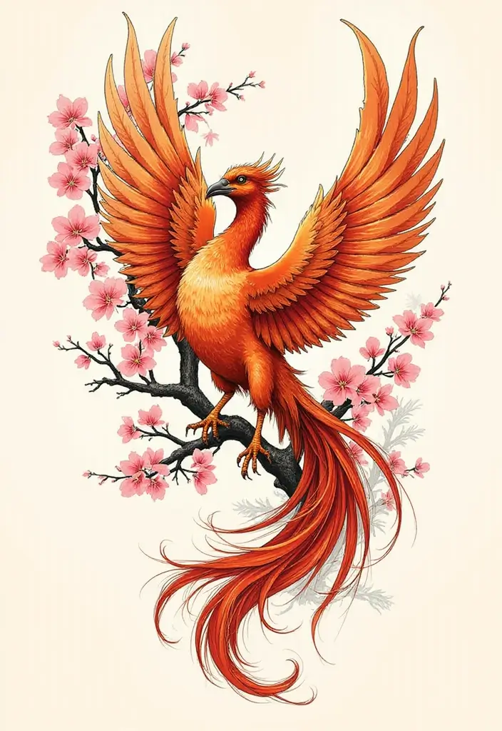 30 Rise of the Phoenix Tattoos That Symbolize Rebirth - 1. Traditional Japanese Phoenix