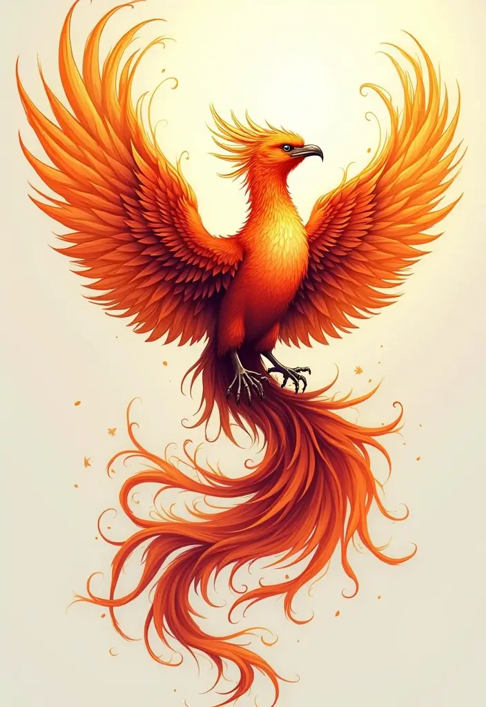 30 Tattoos That Signify Strength and Resilience - 1. Phoenix Rising