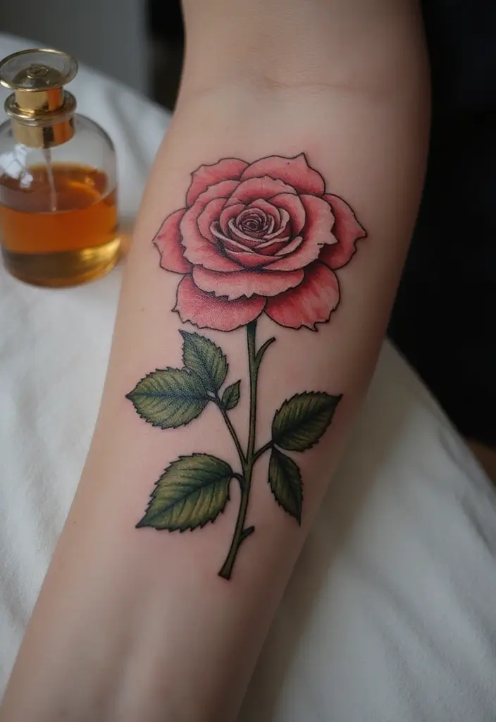30 Timeless Tattoo Ideas That Never Go Out of Style - 1. Classic Rose