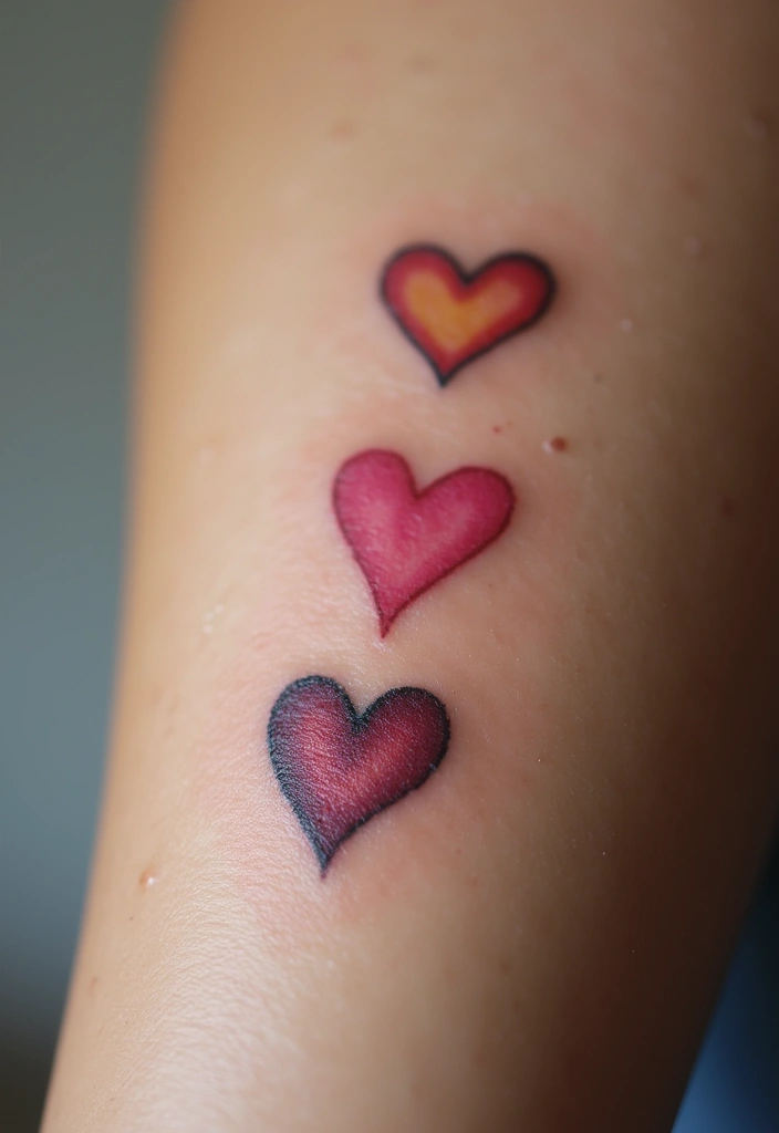 30 Women’s Popular Tattoos That Never Go Out of Style - 1. Tiny Hearts