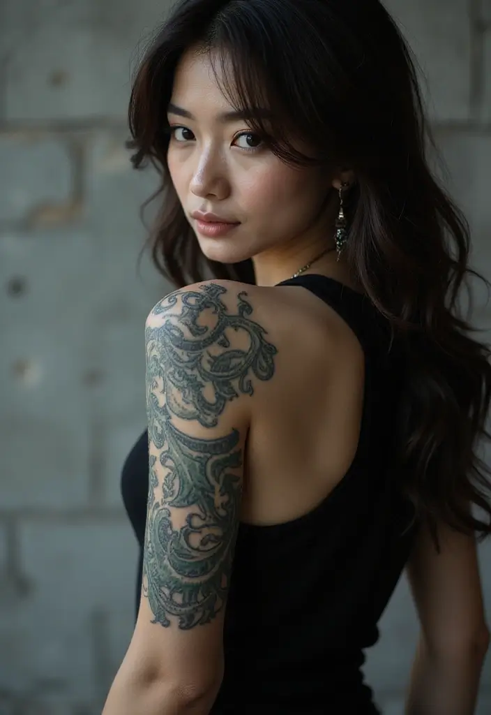 30 Korean Tattoos Symbols with Unique Meaning - 20. Jeong-ui (정의) - Justice and Fairness