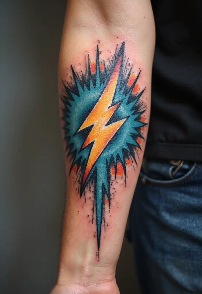 30 Naruto Tattoo Symbols for True Anime Fans - 20. The Lightning Village Symbol