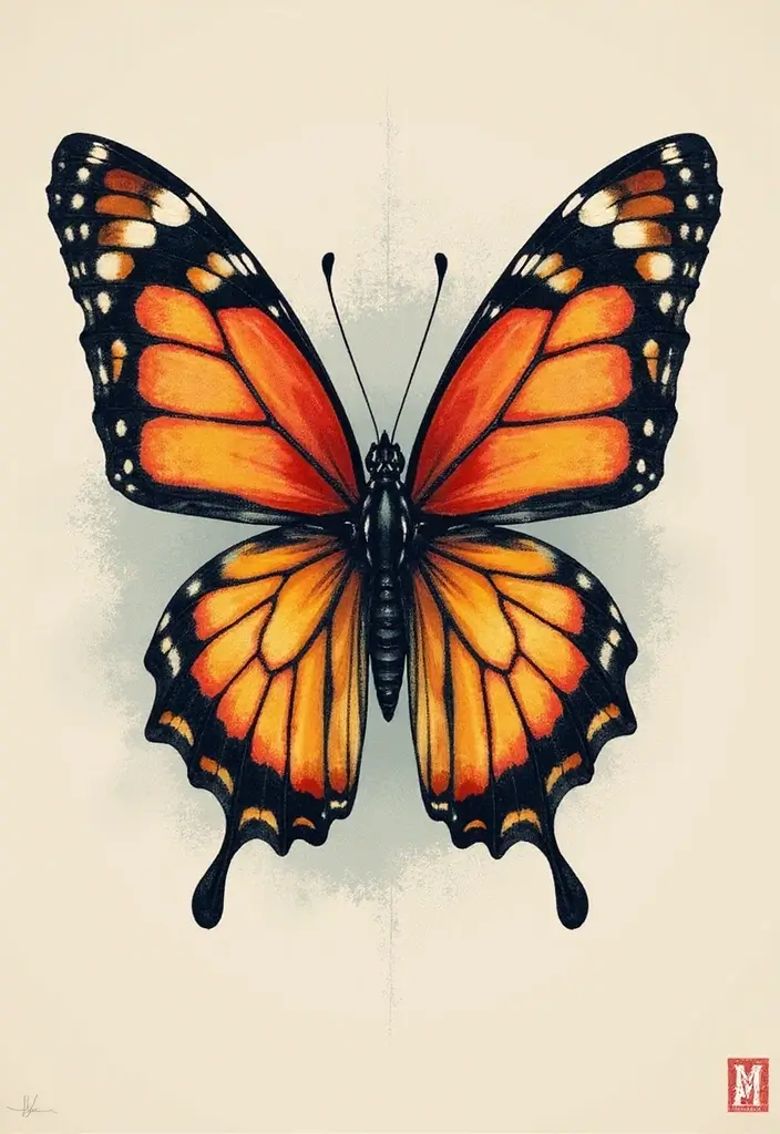 30 Tattoos That Signify Strength and Resilience - 20. Butterfly Tattoo