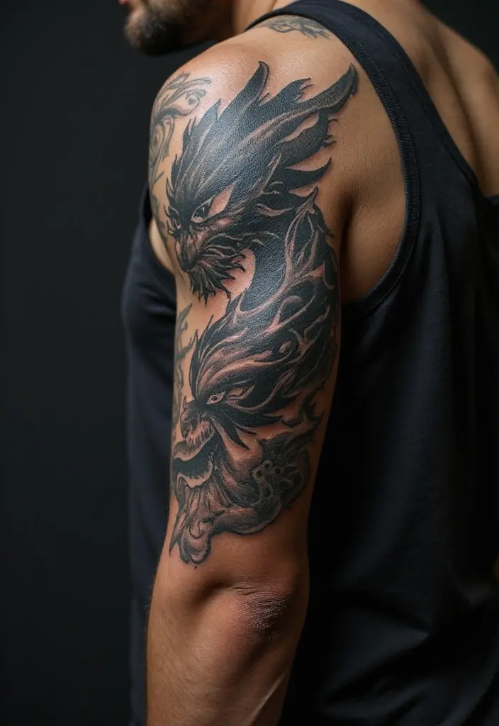 30 Yakuza Tattoo Name Inspirations and Their Meanings - 20. 影 (Kage) - The Shadow