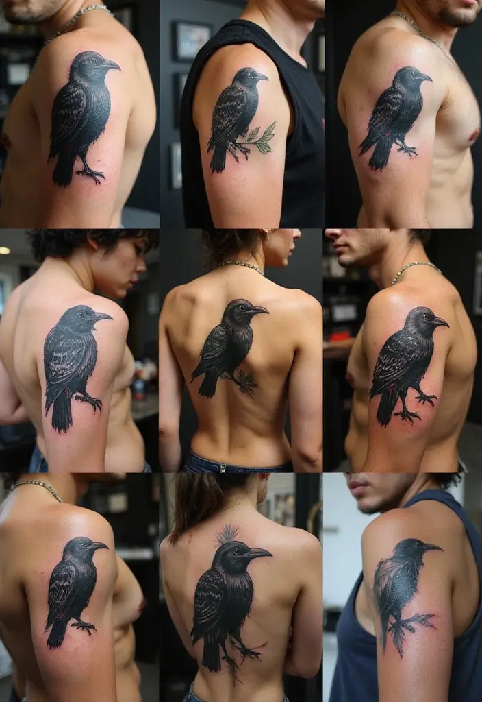 30 Black Bird Tattoo Meaning and Unique Designs - 21. Embracing Your Unique Style