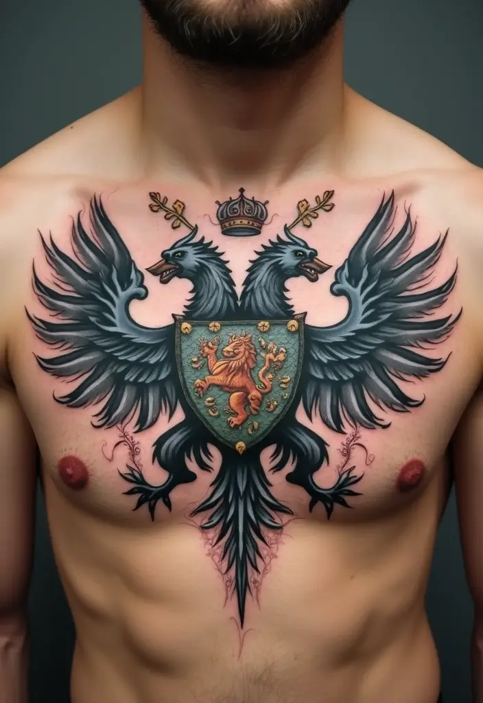 30 Irezumi Tattoo Designs Showcasing Traditional Japanese Art - 21. Family Crests: Heritage and Identity
