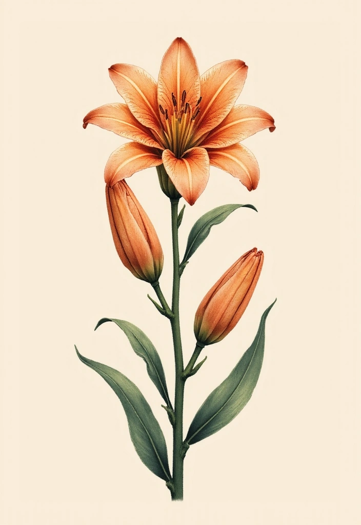 30 Lily Tattoo Symbolism Ideas for Elegant Ink - 21. Personal Growth and Evolution
