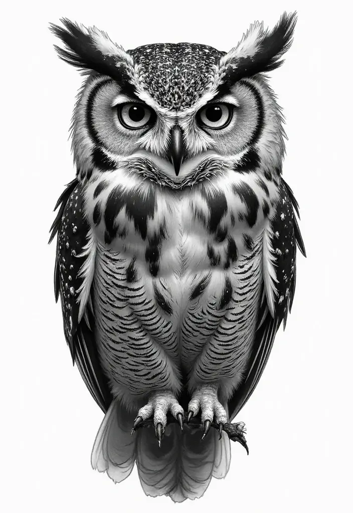 30 Male First Tattoo Ideas That Are Meaningful and Cool - 21. The Owl