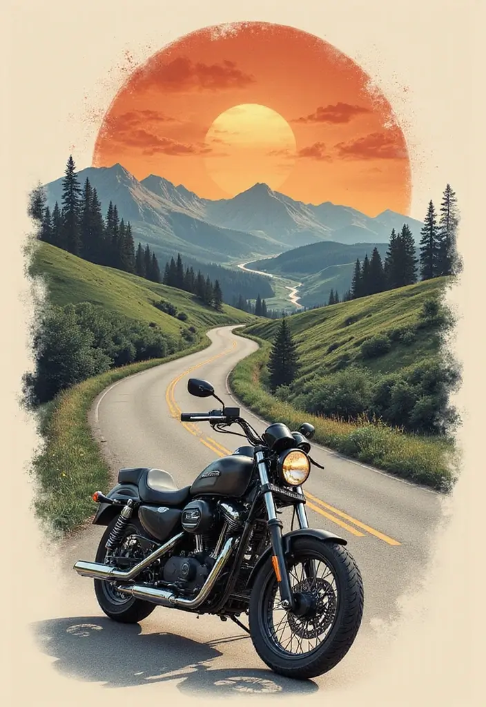 30 Motorcycle Tattoo Ideas for Riders and Enthusiasts - 21. The Journey Continues