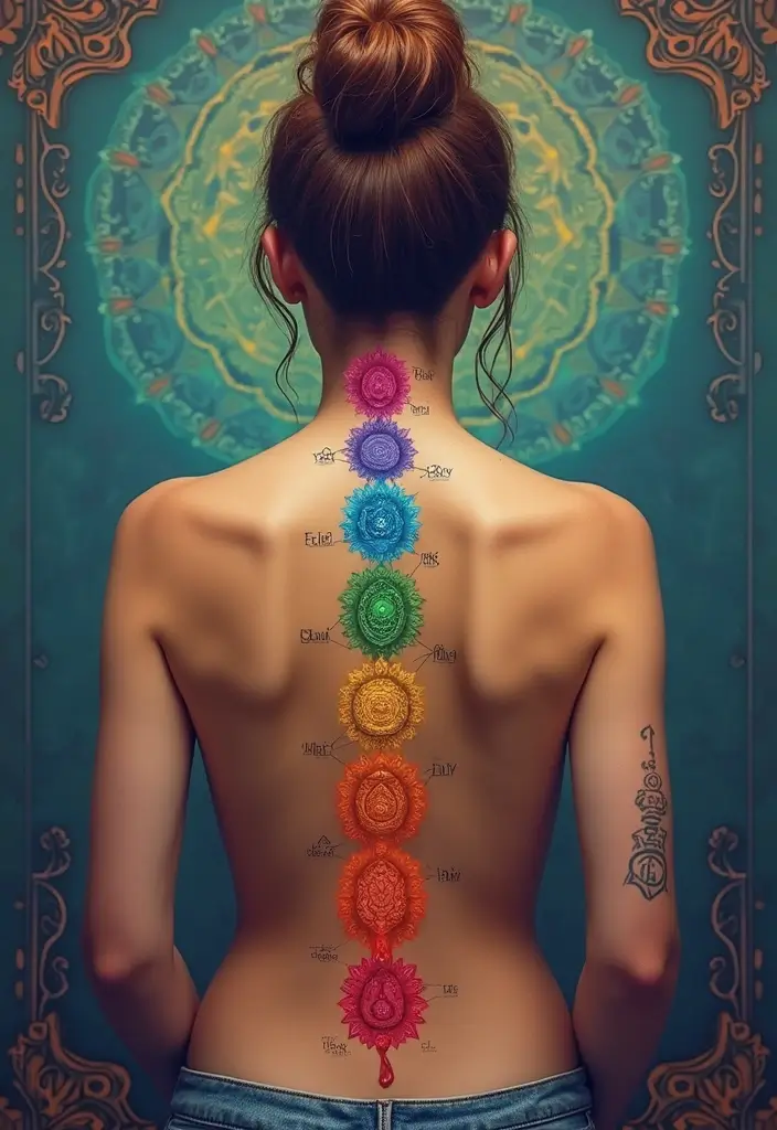30 Sexiest Tattoos for Women with Confident Style - 21. Chakra Tattoos