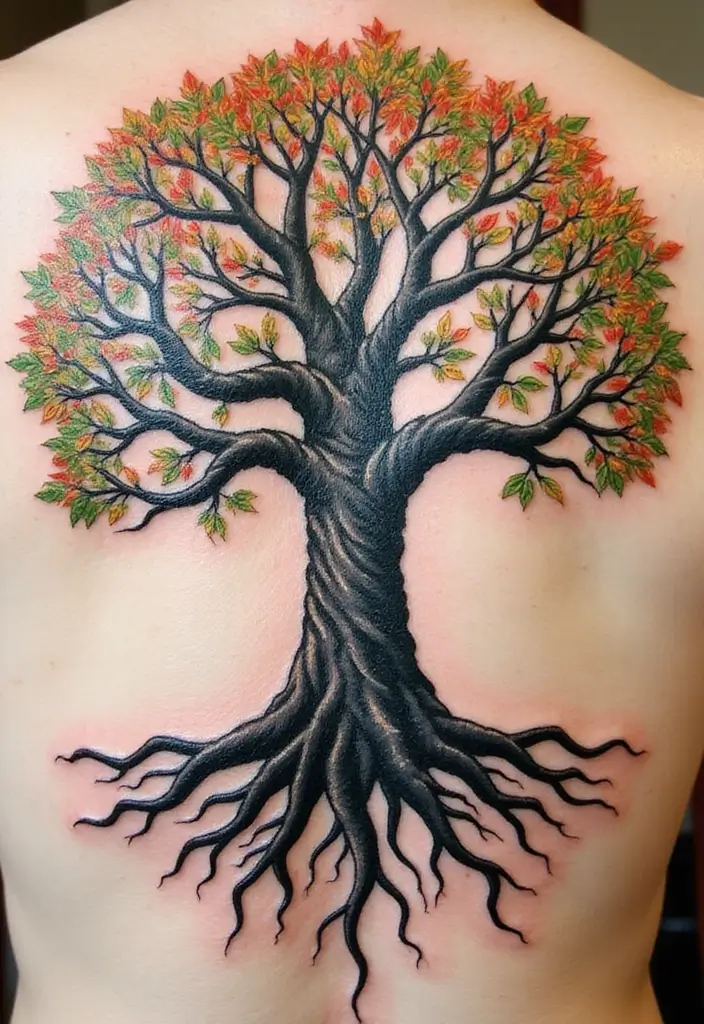30 Supernatural Tattoos Inspired by the Series and Beyond - 21. The Tree of Life