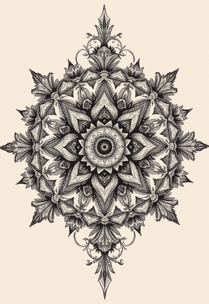 30 Tattoos That Signify Strength and Resilience - 21. Mandala Tattoo